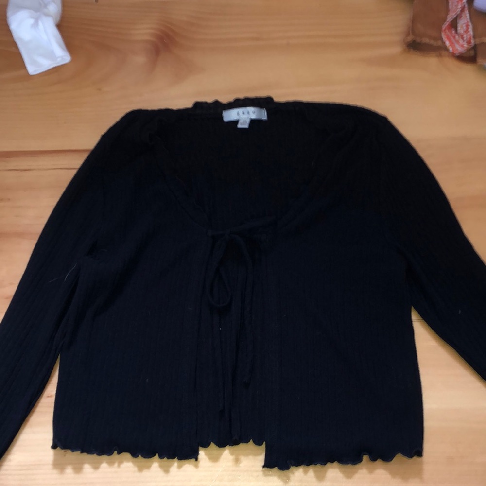 Marshalls tie front cardigan size XS